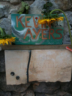 Kevin and Ollie memorials